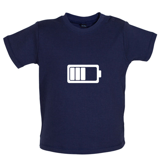 Battery Symbol Baby T Shirt