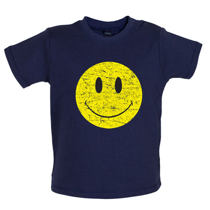 Smiley Rave Face Baby T Shirt