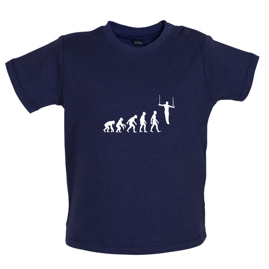 Evolution Of Man Rings Baby T Shirt