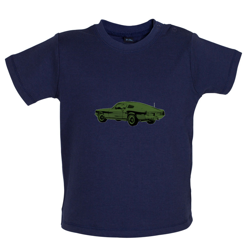 Classic American Muscle Car Baby T Shirt