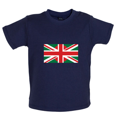 Bangladesh Union Jack Flag Baby T Shirt