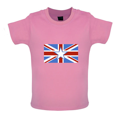 Somalian Union Jack Flag Baby T Shirt