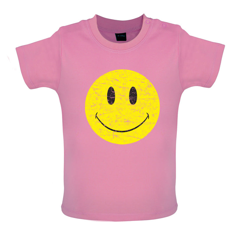 Smiley Rave Face Baby T Shirt