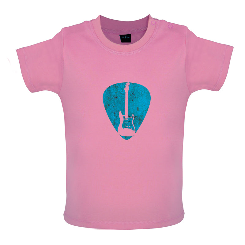 Guitar Pick Full Silhouette Baby T Shirt