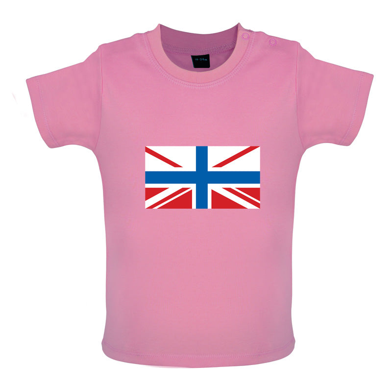 Russian Union Jack Baby T Shirt