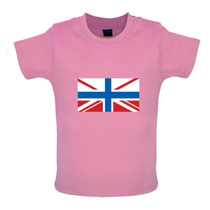 Russian Union Jack Baby T Shirt