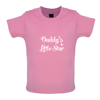 Daddy's Little Star Baby T Shirt