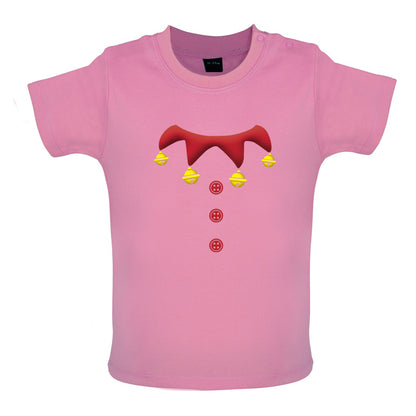 Christmas Elf Suit Baby T Shirt