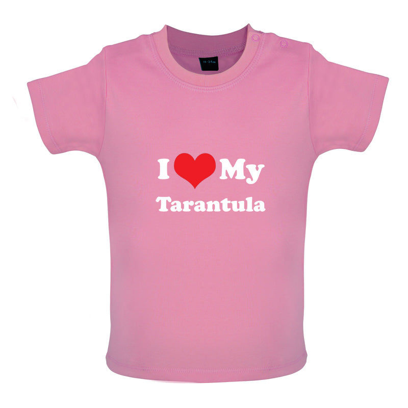 I Love My Tarantula Baby T Shirt