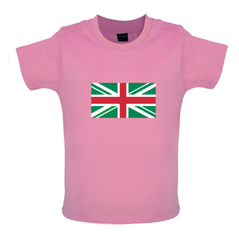 Union Jack Nigeria Flag Baby T Shirt