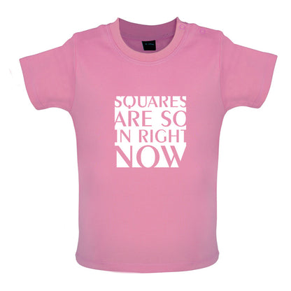 Squares Are So In Right Now Baby T Shirt