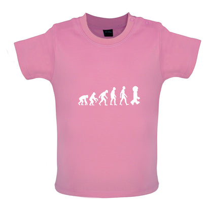 Evolution Of Man Master Builder Baby T Shirt