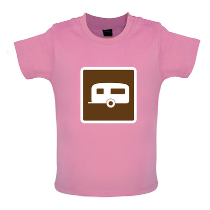 Caravan Sign Baby T Shirt