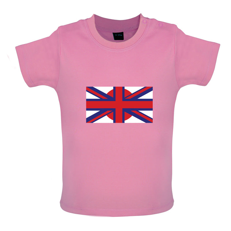 Japanese Union Jack Flag  Baby T Shirt