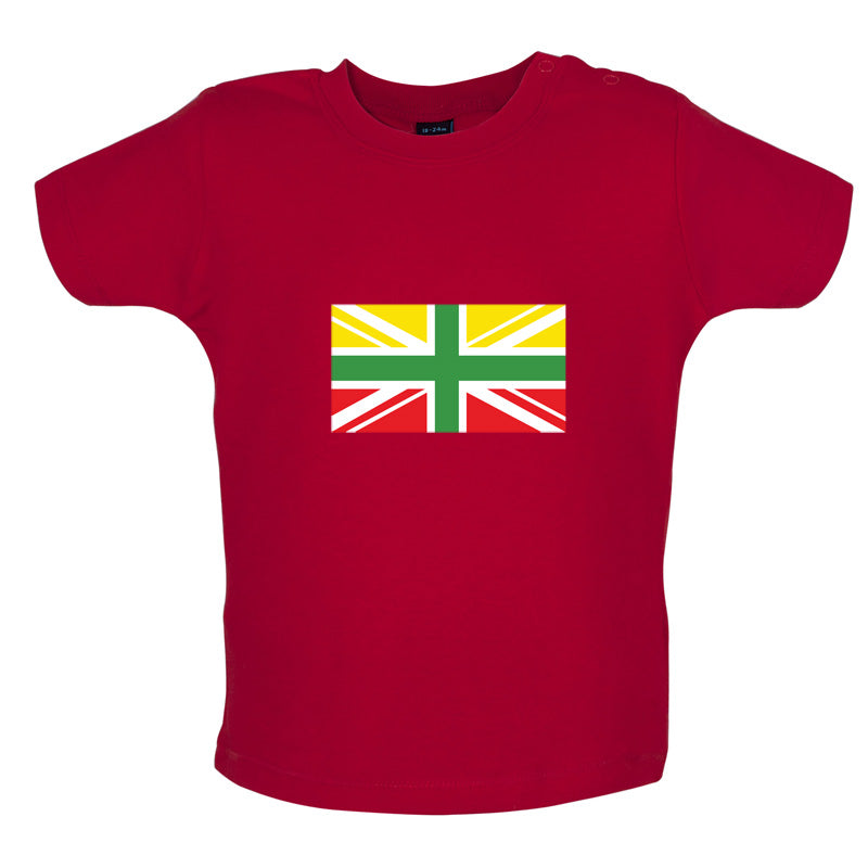 Lithuanian Union Jack Baby T Shirt