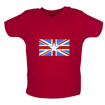 Somalian Union Jack Flag Baby T Shirt