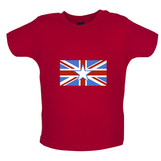 Somalian Union Jack Flag Baby T Shirt