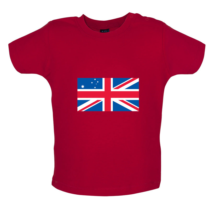 Australian Union Jack Flag Baby T Shirt