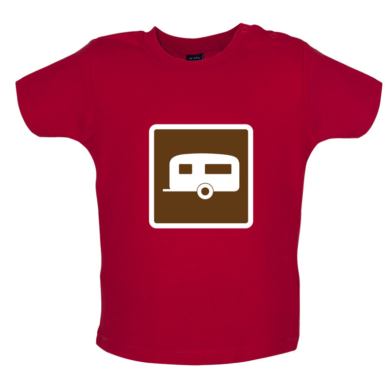 Caravan Sign Baby T Shirt
