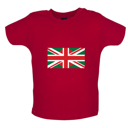 Bangladesh Union Jack Flag Baby T Shirt