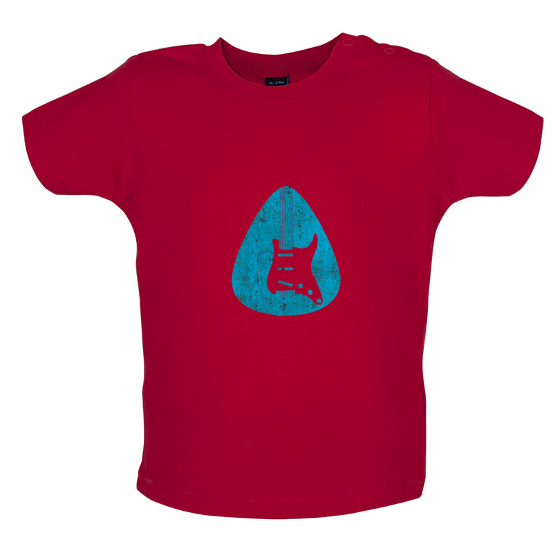 Guitar Pick Scratch Plate Baby T Shirt