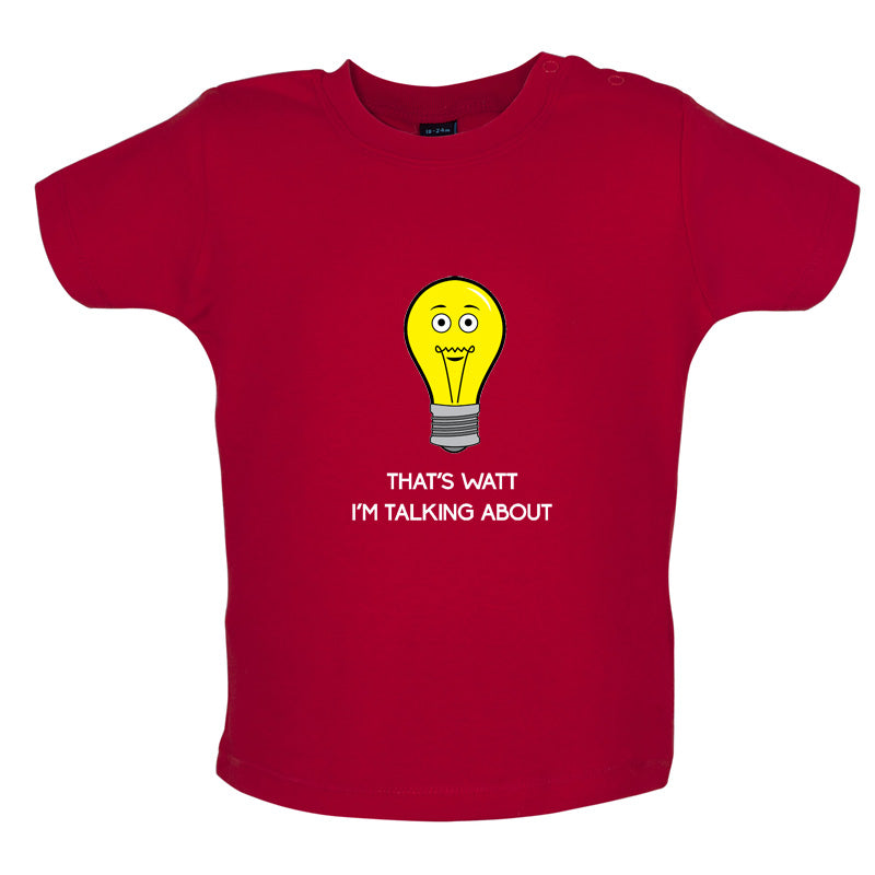 That's Watt I'm Talking About Baby T Shirt