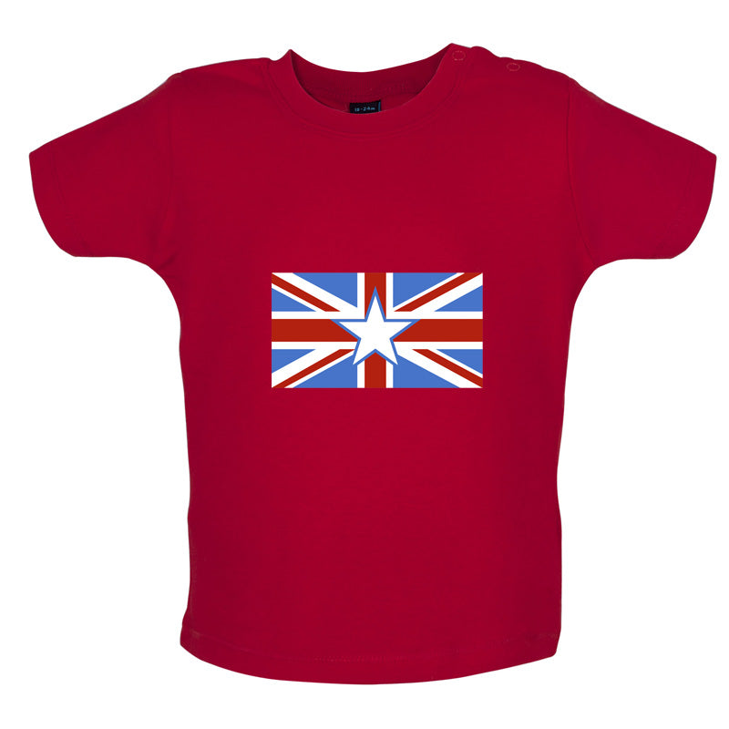 Somalian Union Jack Flag Baby T Shirt
