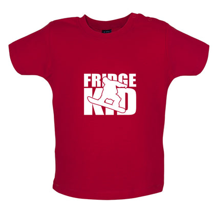 Fridge Kids Snowboard Baby T Shirt