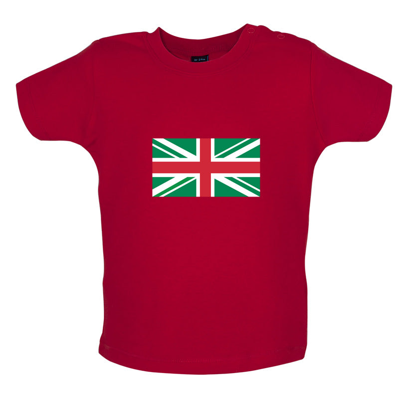Union Jack Nigeria Flag Baby T Shirt