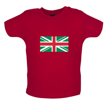 Union Jack Nigeria Flag Baby T Shirt