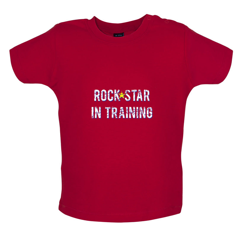 Rock Star In Training Baby T Shirt