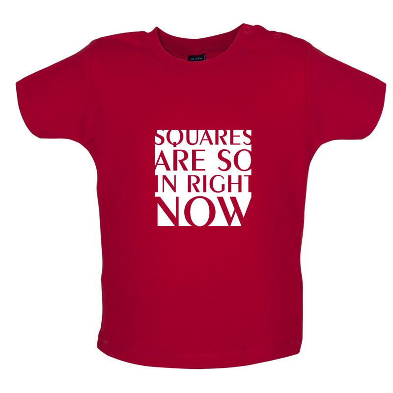 Squares Are So In Right Now Baby T Shirt