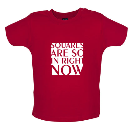 Squares Are So In Right Now Baby T Shirt