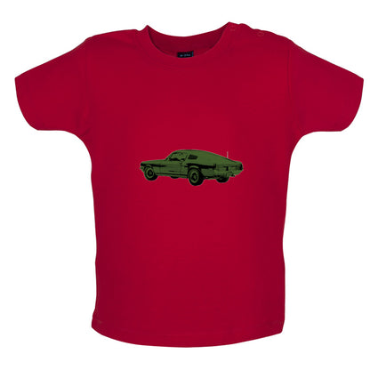 Classic American Muscle Car Baby T Shirt