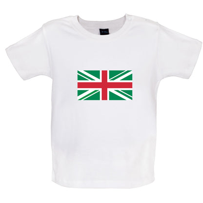 Union Jack Nigeria Flag Baby T Shirt