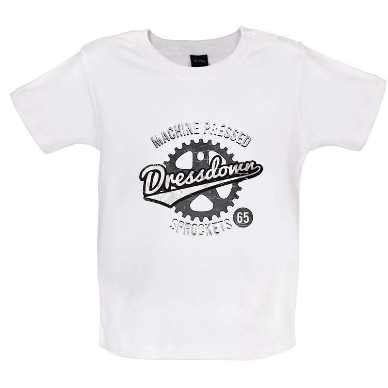 Machine Pressed Sprockets Dressdown Baby T Shirt