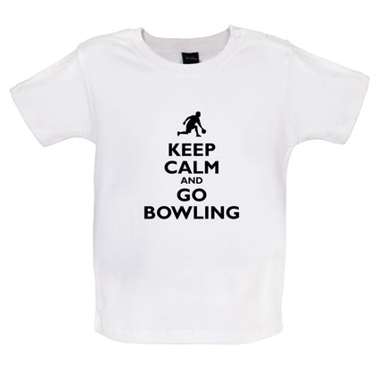 Keep Calm and Go Bowling Baby T Shirt