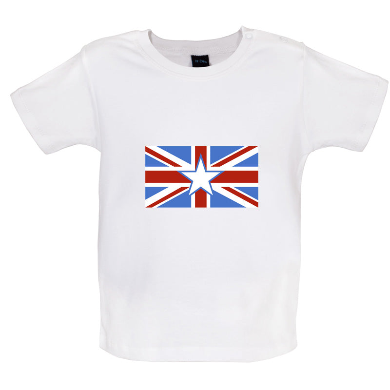 Somalian Union Jack Flag Baby T Shirt
