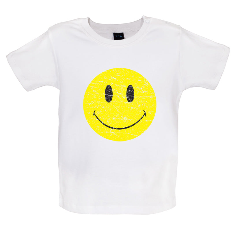 Smiley Rave Face Baby T Shirt