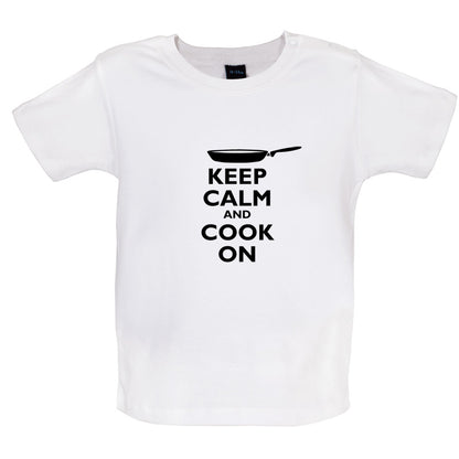 Keep Calm and Cook On Baby T Shirt