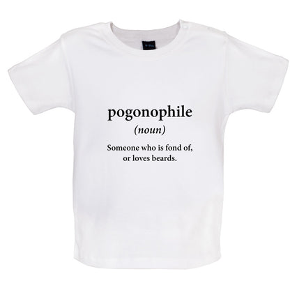 Pogonophile, Someone Who Is Fond Of Beards Baby T Shirt