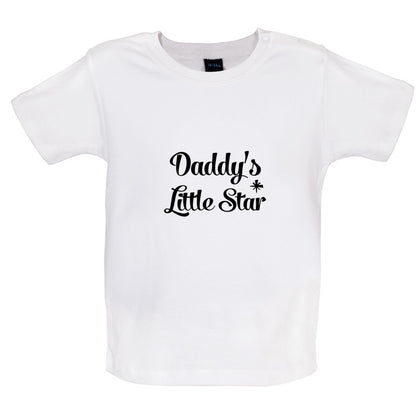Daddy's Little Star Baby T Shirt