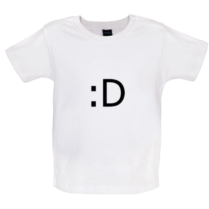 Grin Smiley Baby T Shirt