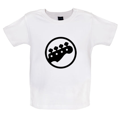 Bass Guitar Headstock Baby T Shirt