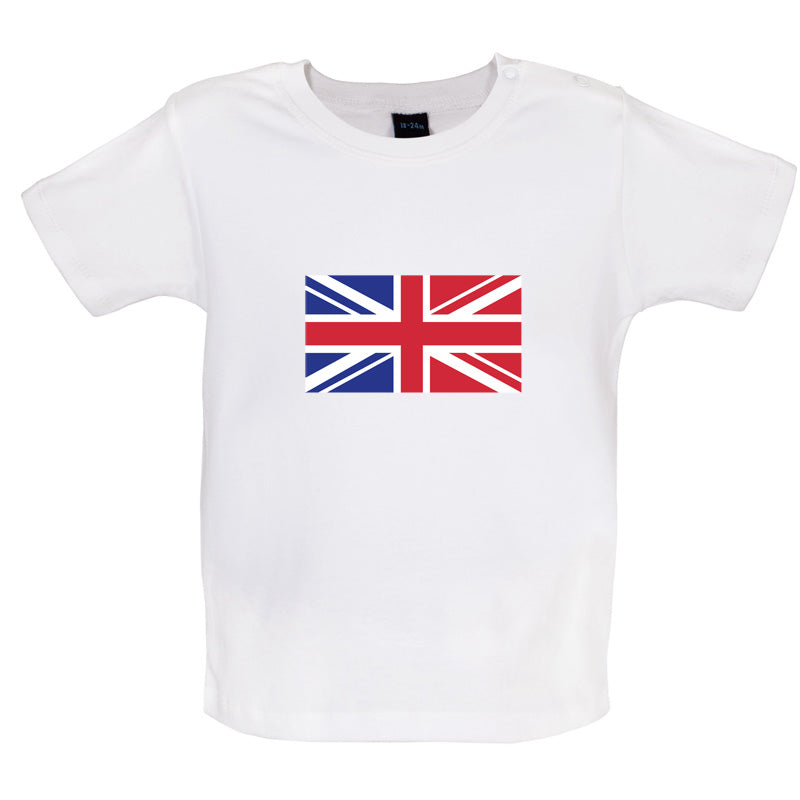 French Union Jack Flag Baby T Shirt
