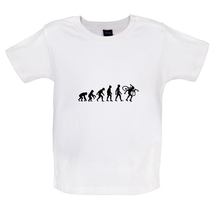 Evolution Of Man Cyclo-cross Baby T Shirt