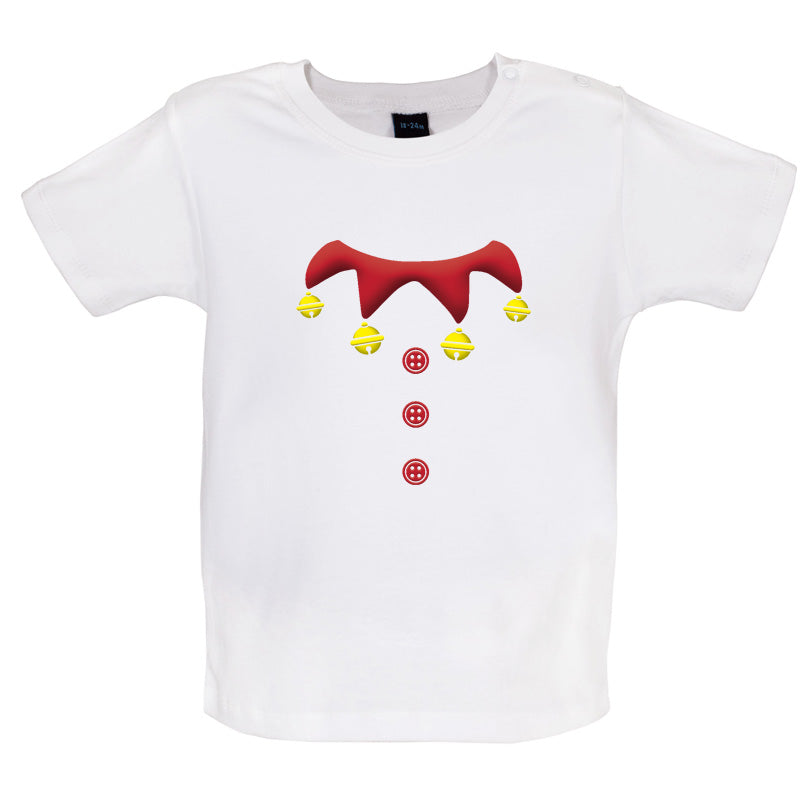 Christmas Elf Suit Baby T Shirt
