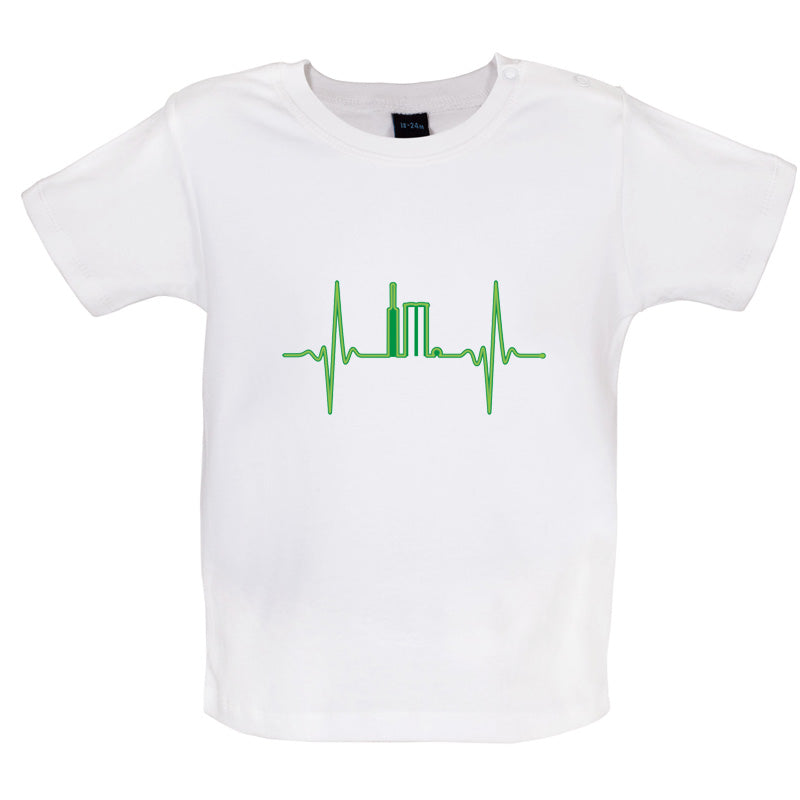Heartbeat Cricket Baby T Shirt
