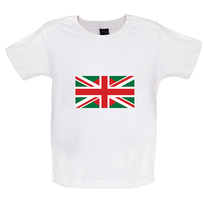 Bangladesh Union Jack Flag Baby T Shirt
