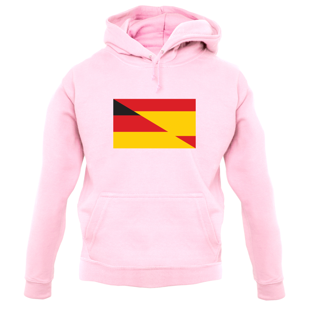 Half German Half Spanish Flag T Shirt
